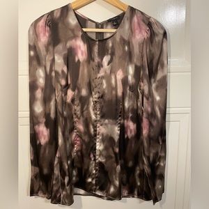 Ann Taylor Multicolor Silk Blouse